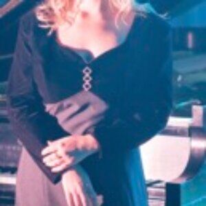 Vintage Black Dress Afterdark Brand Size 12